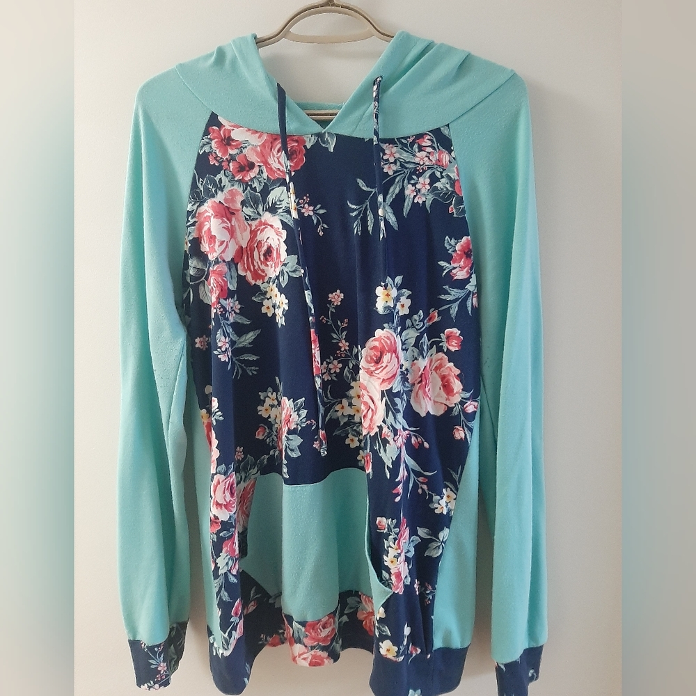 PS Kate Lightweight Floral Hoodie